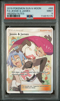 2019 Pokémon Sun & Moon Jesse & James #68 | PSA 9 Mint