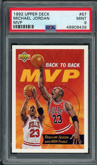 1992 Upper Deck Michael Jordan MVP | PSA 9 Mint