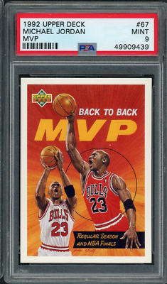 1992 Upper Deck Michael Jordan MVP | PSA 9 Mint